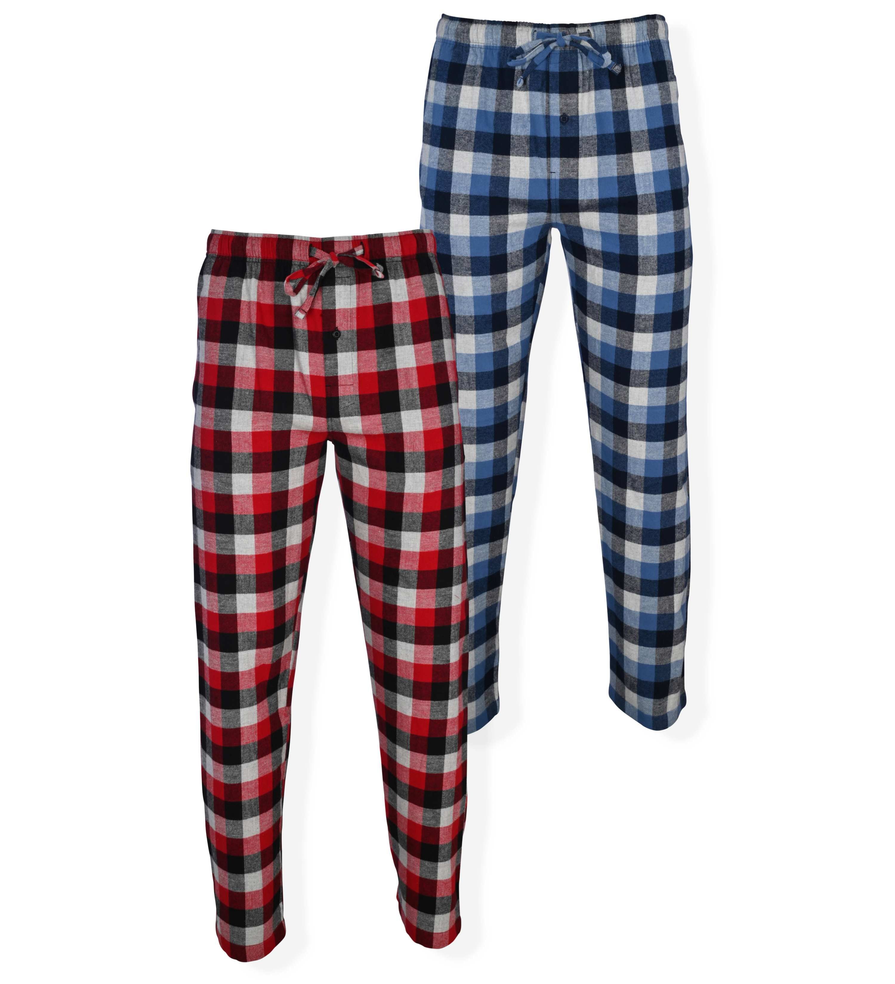 Mens 2-Pack Flannel Sleep Pants
