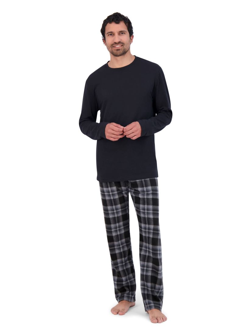 Mens 2-Piece Flannel Sleep Set