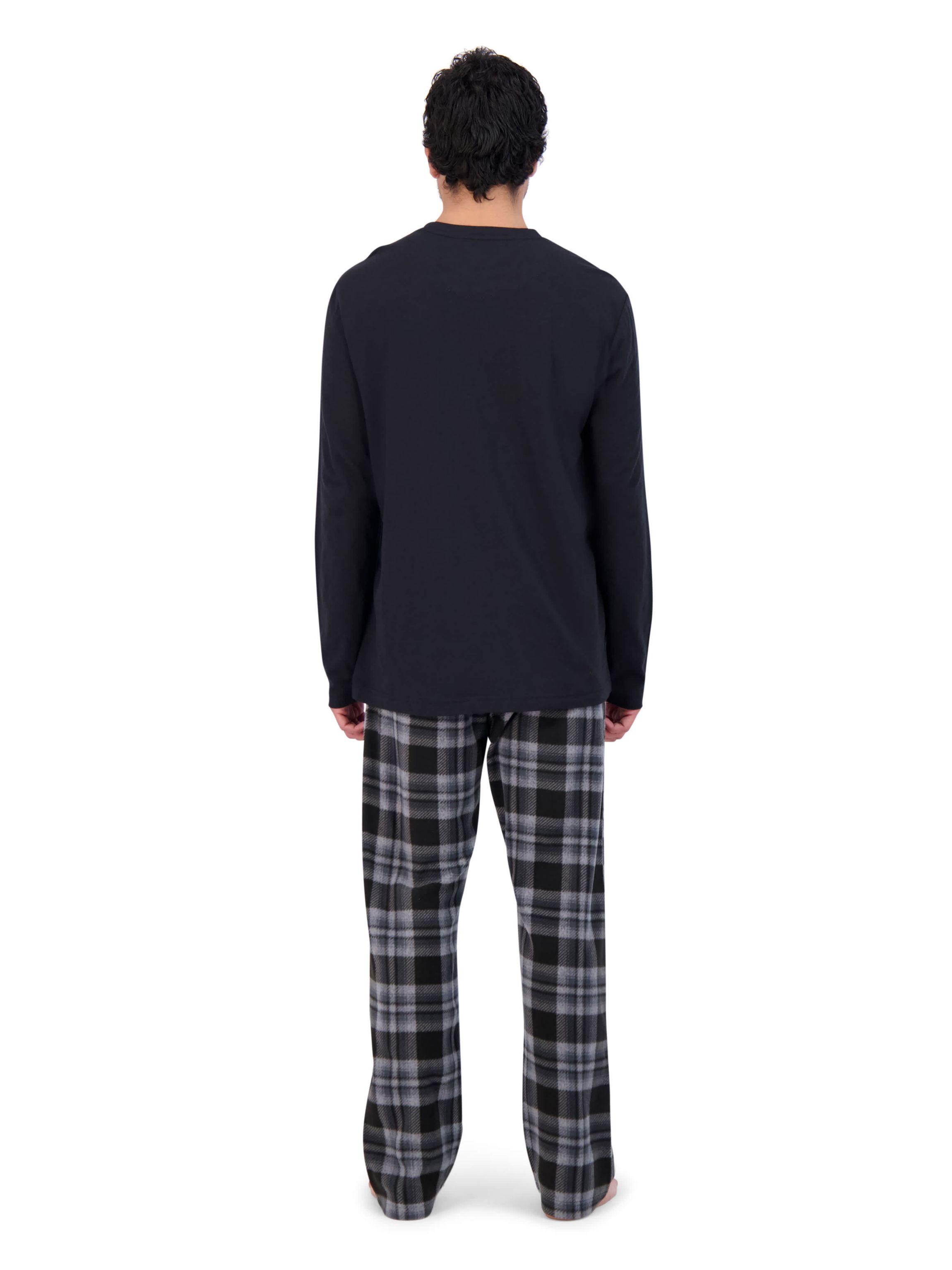 Mens 2-Piece Flannel Sleep Set