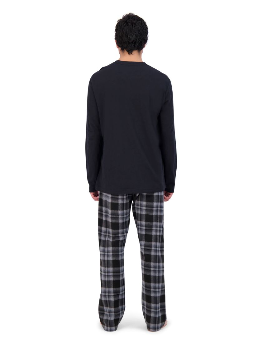 Mens 2-Piece Flannel Sleep Set