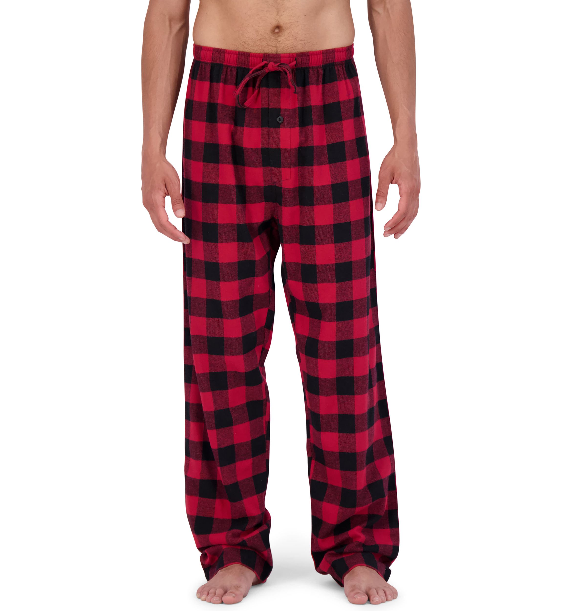 Hanes Mens Flannel Pajama Set