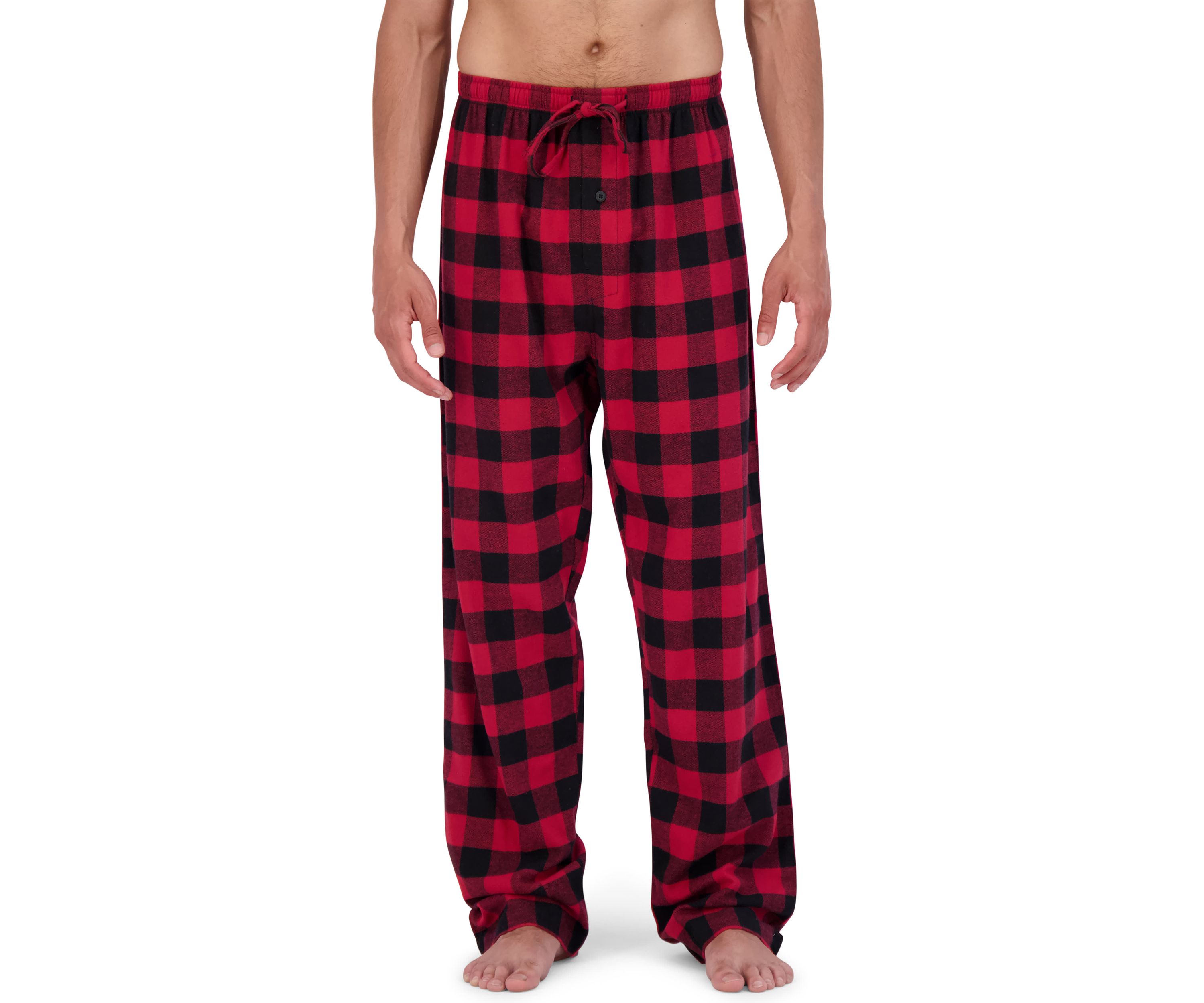 Hanes Mens Flannel Pajama Set