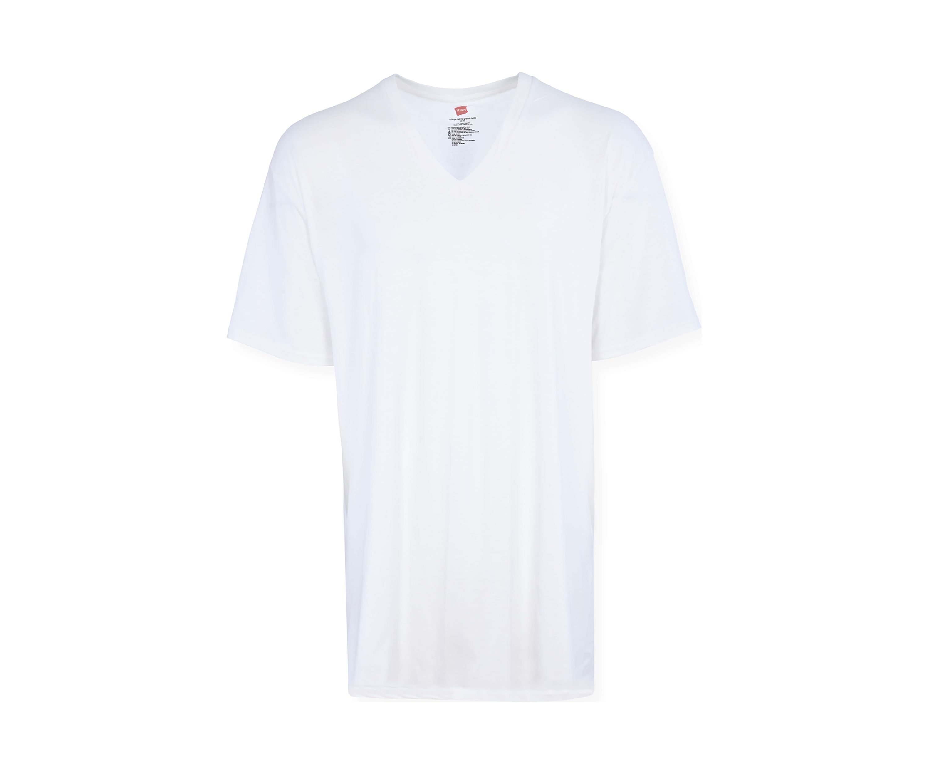 Hanes Mens 5-Pack Tall V-Neck Shirts