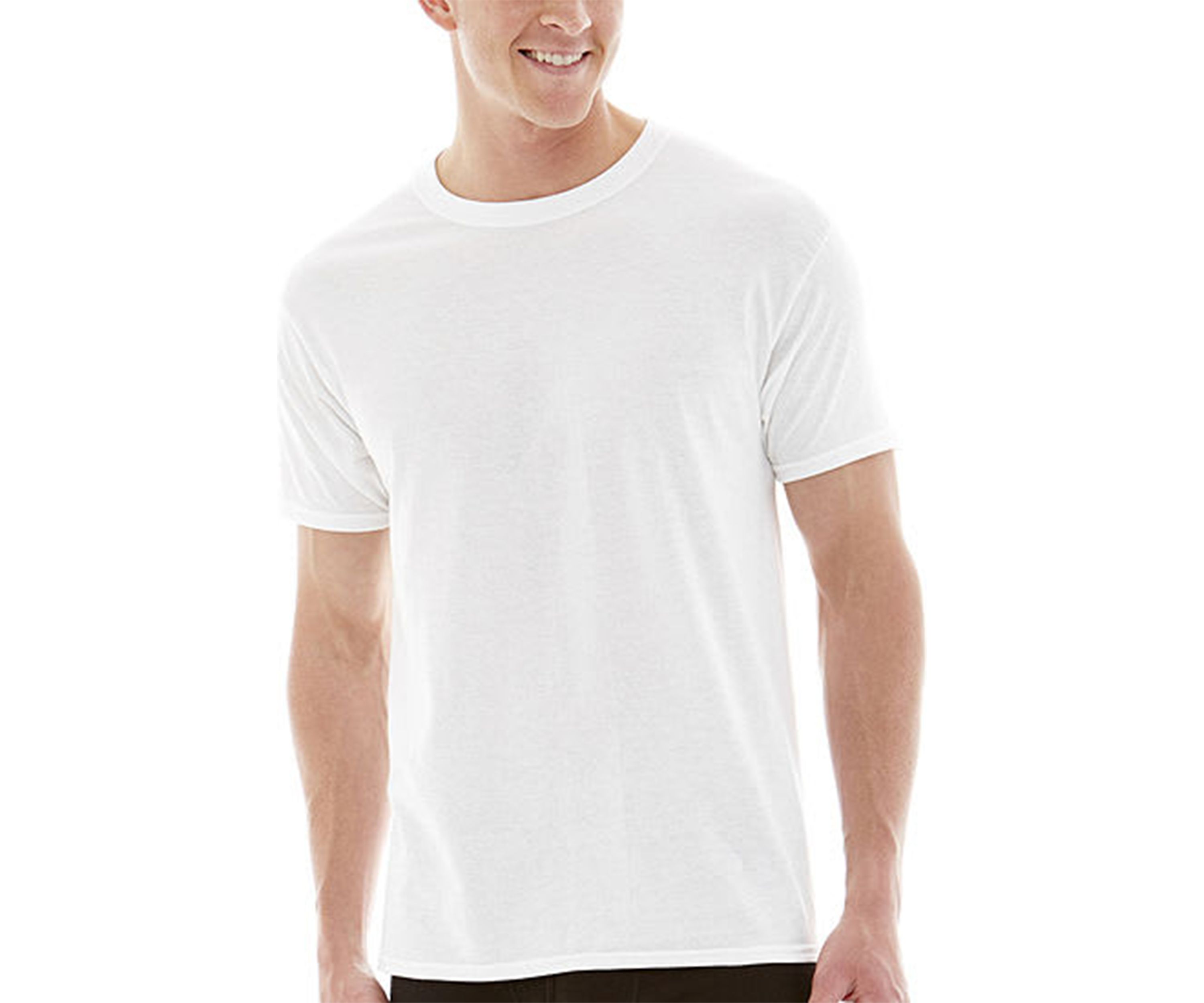 Hanes Mens 5-Pack Tall Crewneck Shirts