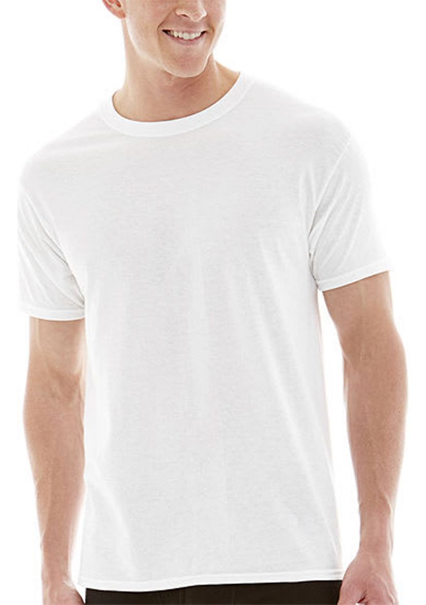 Hanes Mens 5-Pack Tall Crewneck Shirts