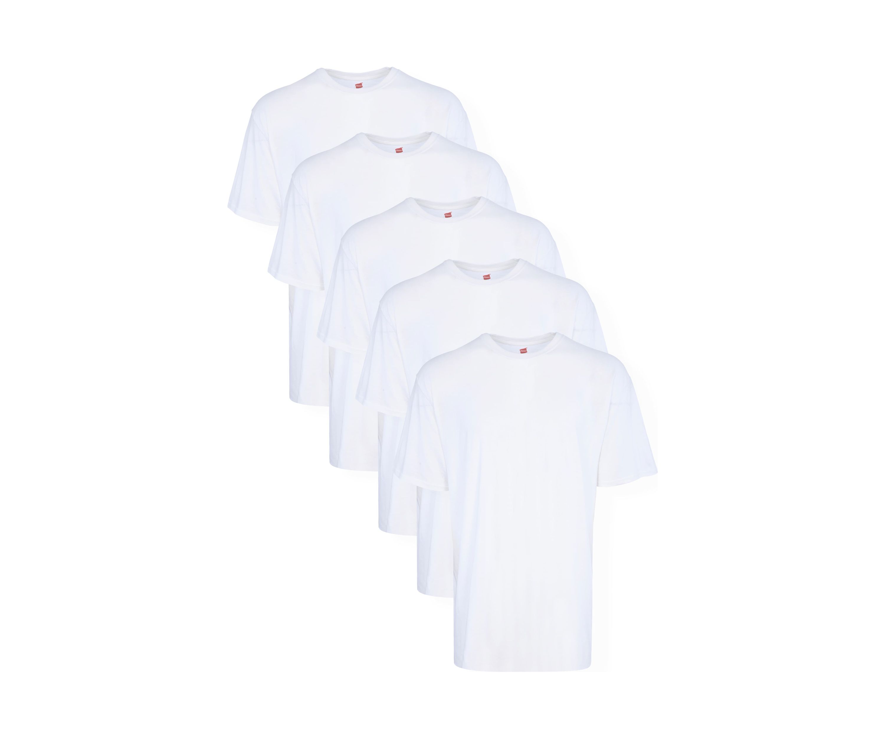 Hanes Mens 5-Pack Tall Crewneck Shirts
