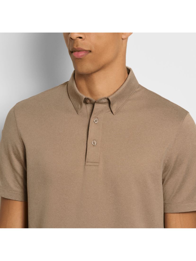 Performance Twill Polo Short Sleeve Shirt