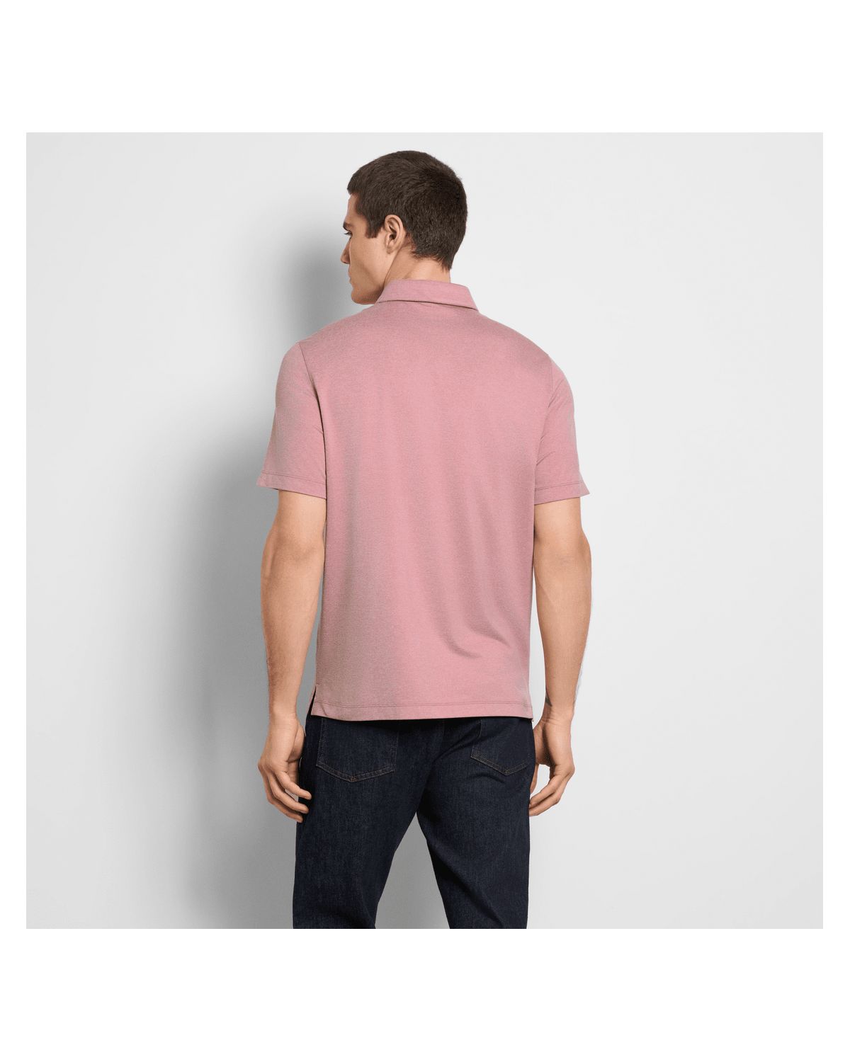 Twill Polo Short Sleeve Shirt
