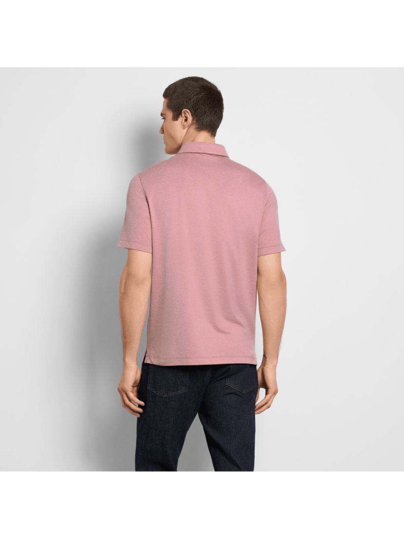 Twill Polo Short Sleeve Shirt