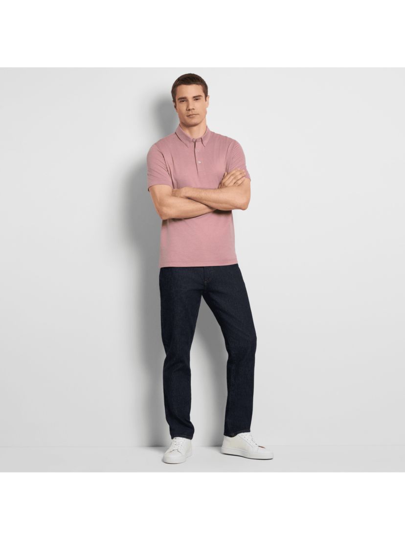 Twill Polo Short Sleeve Shirt