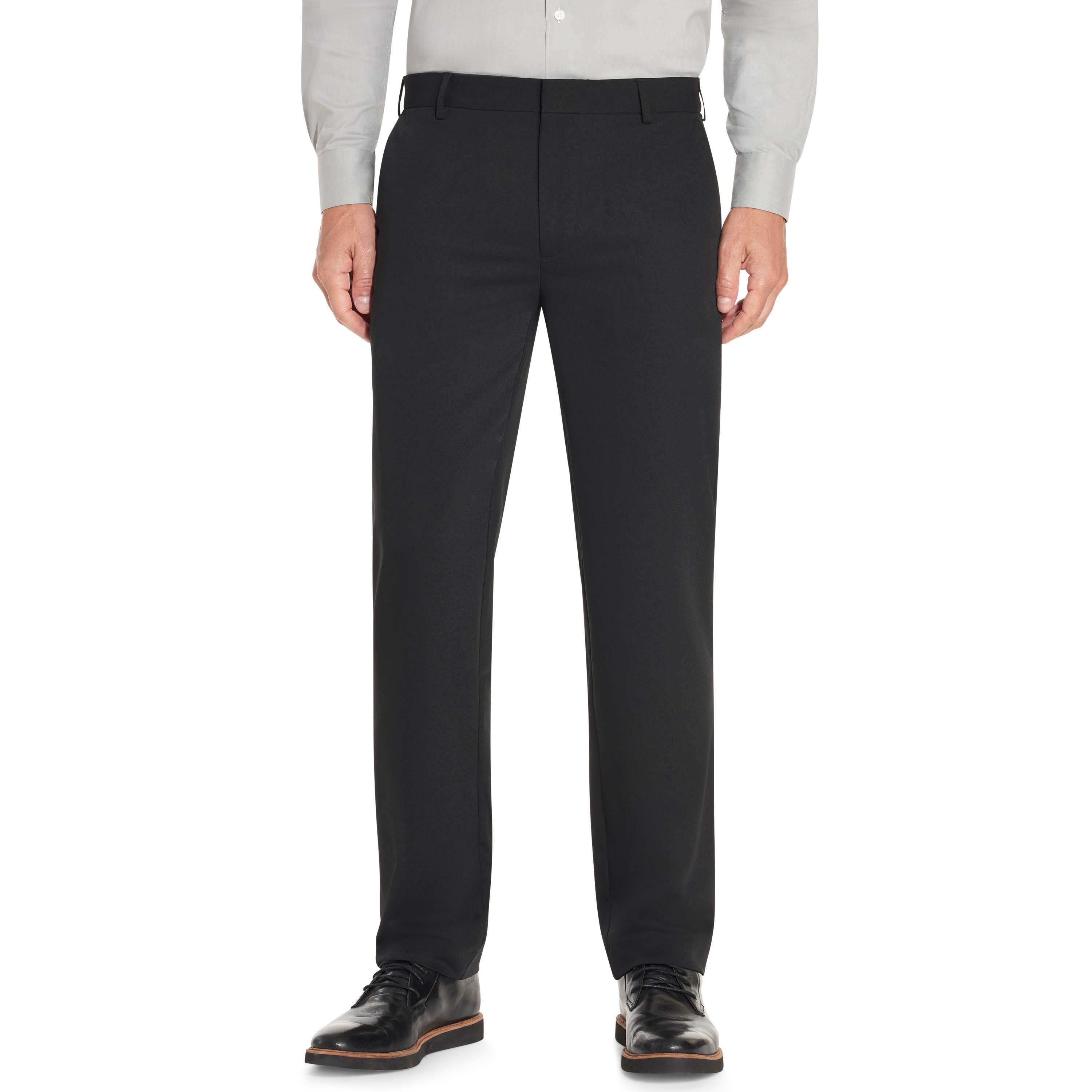 Straight Fit Wrinkle Free Dress Pants