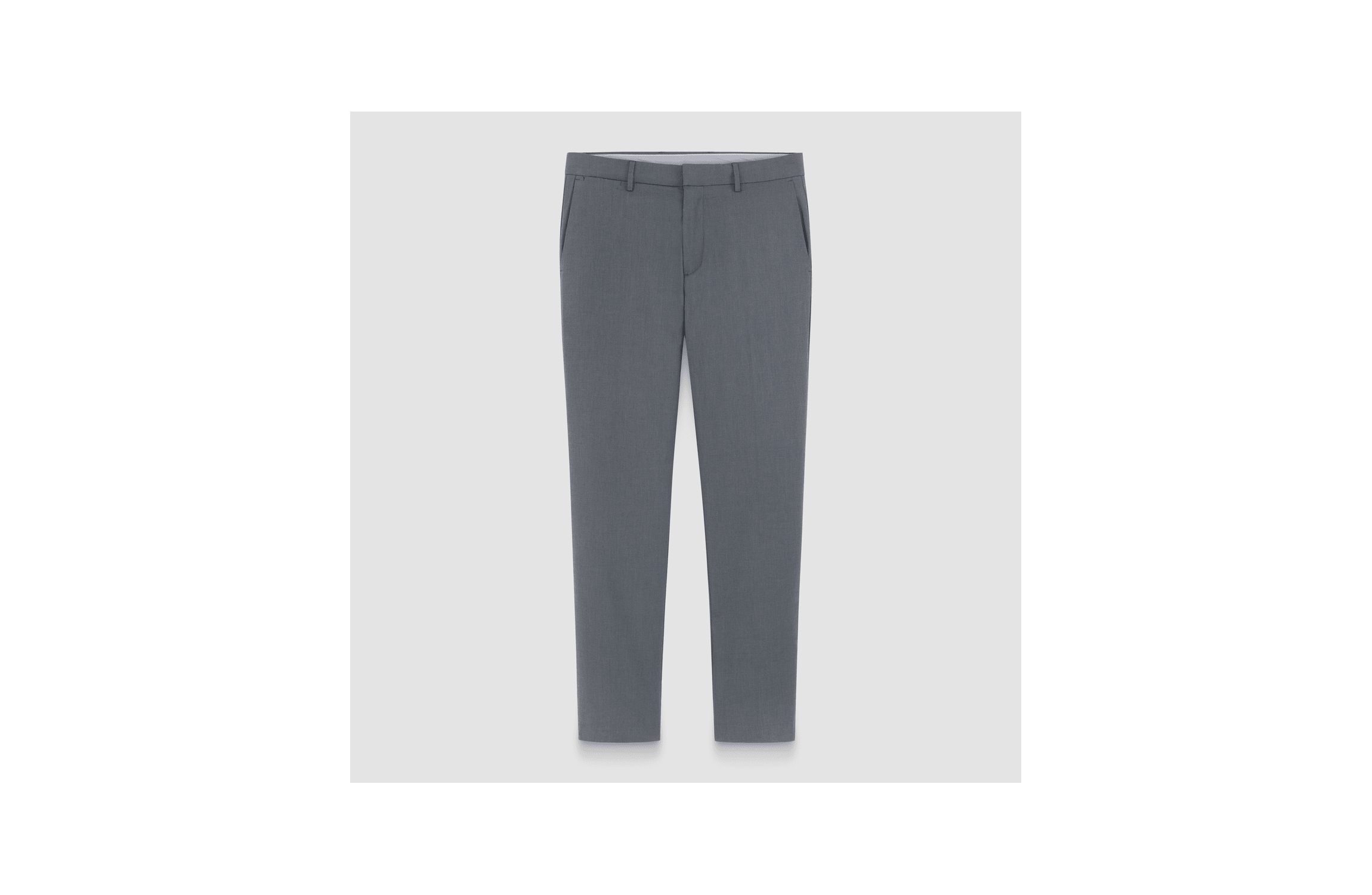 Essential Melange Flat Front Dobby Pant