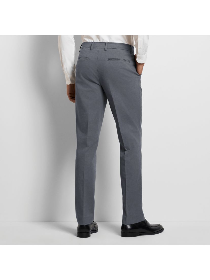 Essential Melange Flat Front Dobby Pant