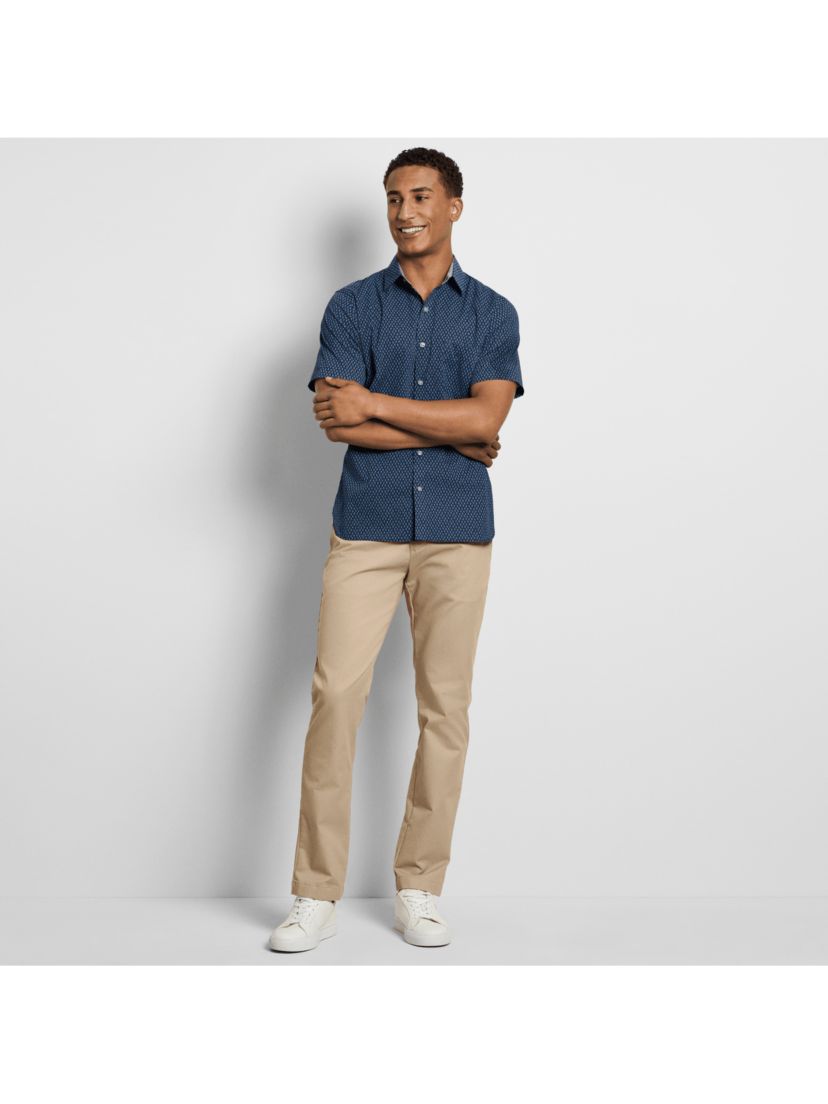 Folsen Stainshield Short Sleeve Bold Leaf Shirt