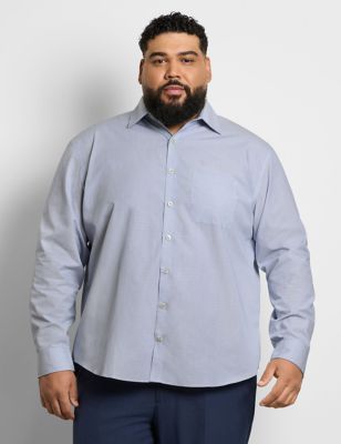 Van Heusen Men's Big & Tall Long sleeve button originals shirt, LT