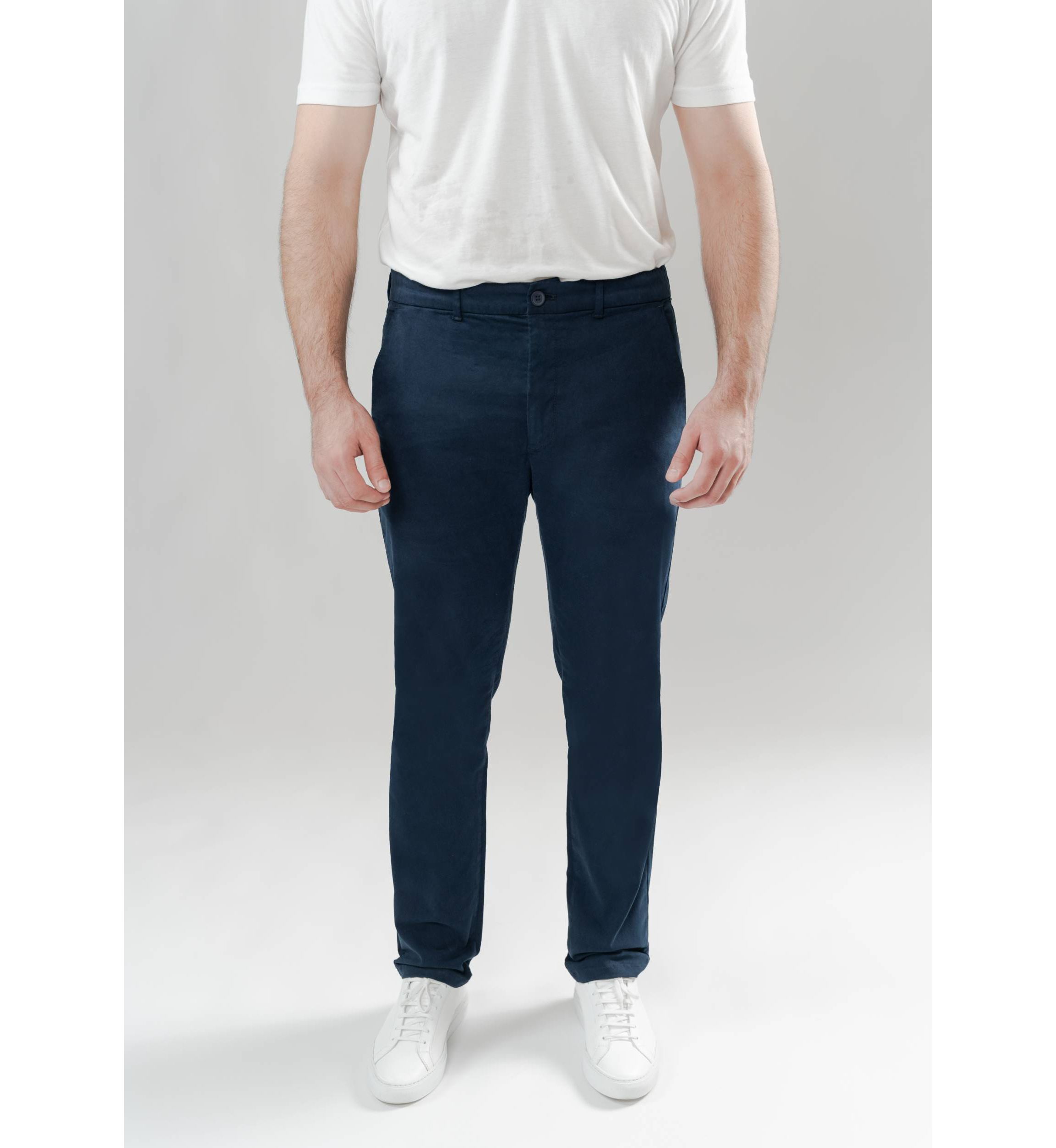 Navy Blue Ultraflex Slim Chino