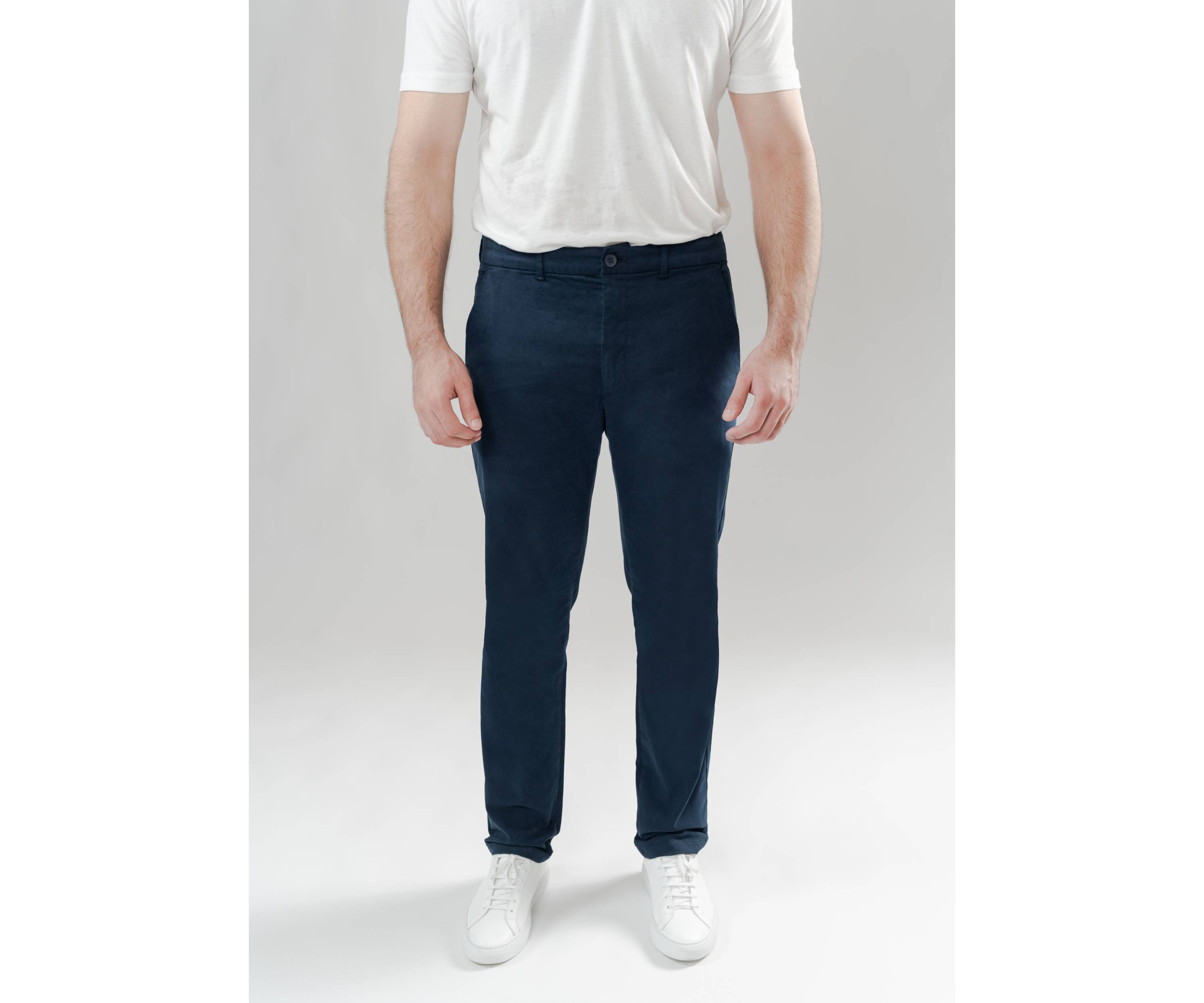 Navy Blue Ultraflex Slim Chino