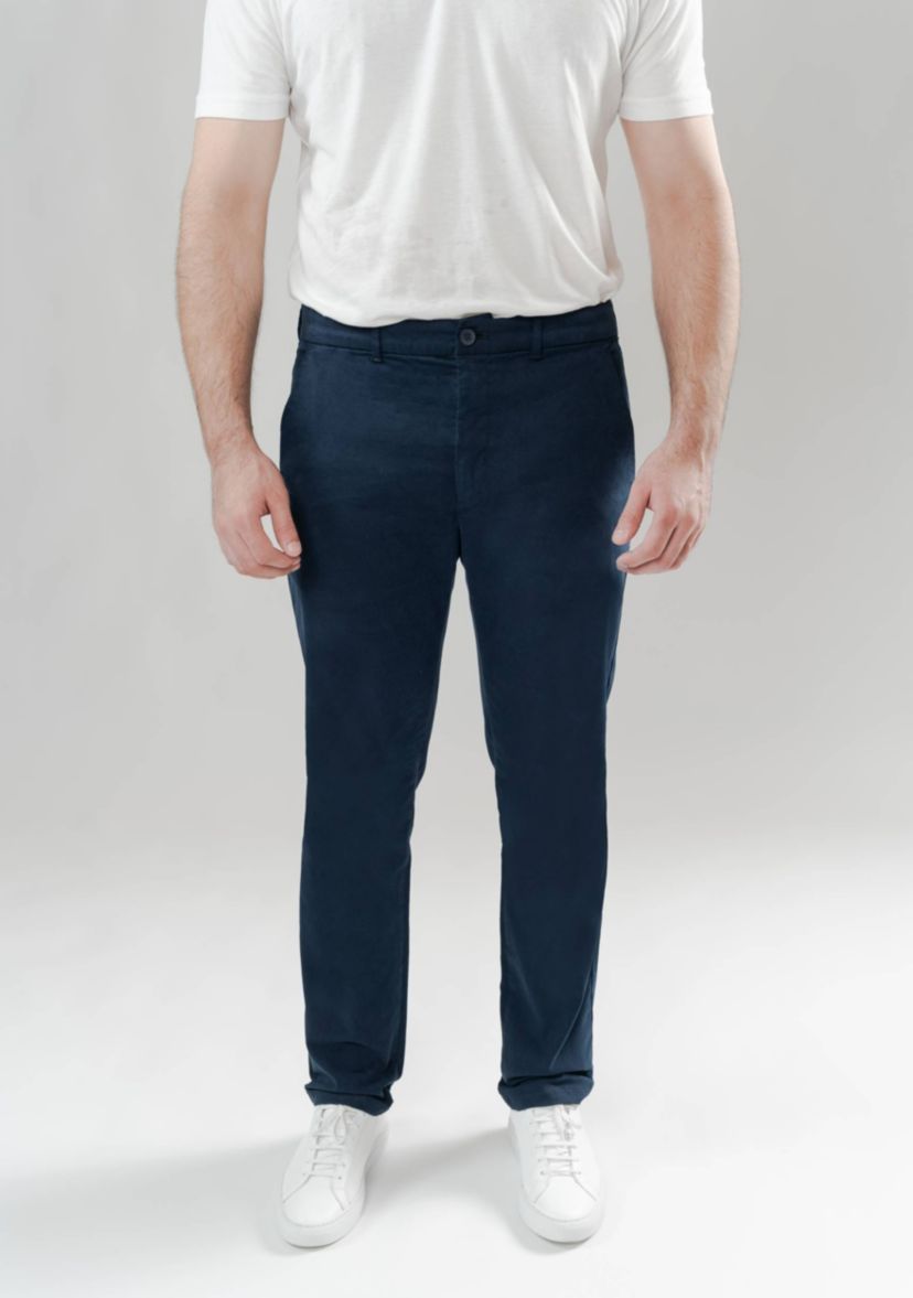 Navy Blue Ultraflex Slim Chino