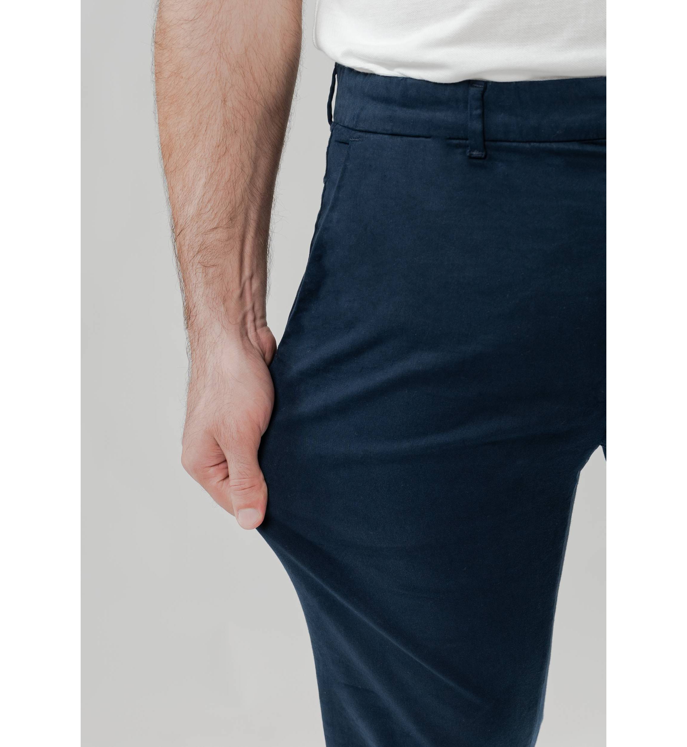 Navy Blue Ultraflex Slim Chino