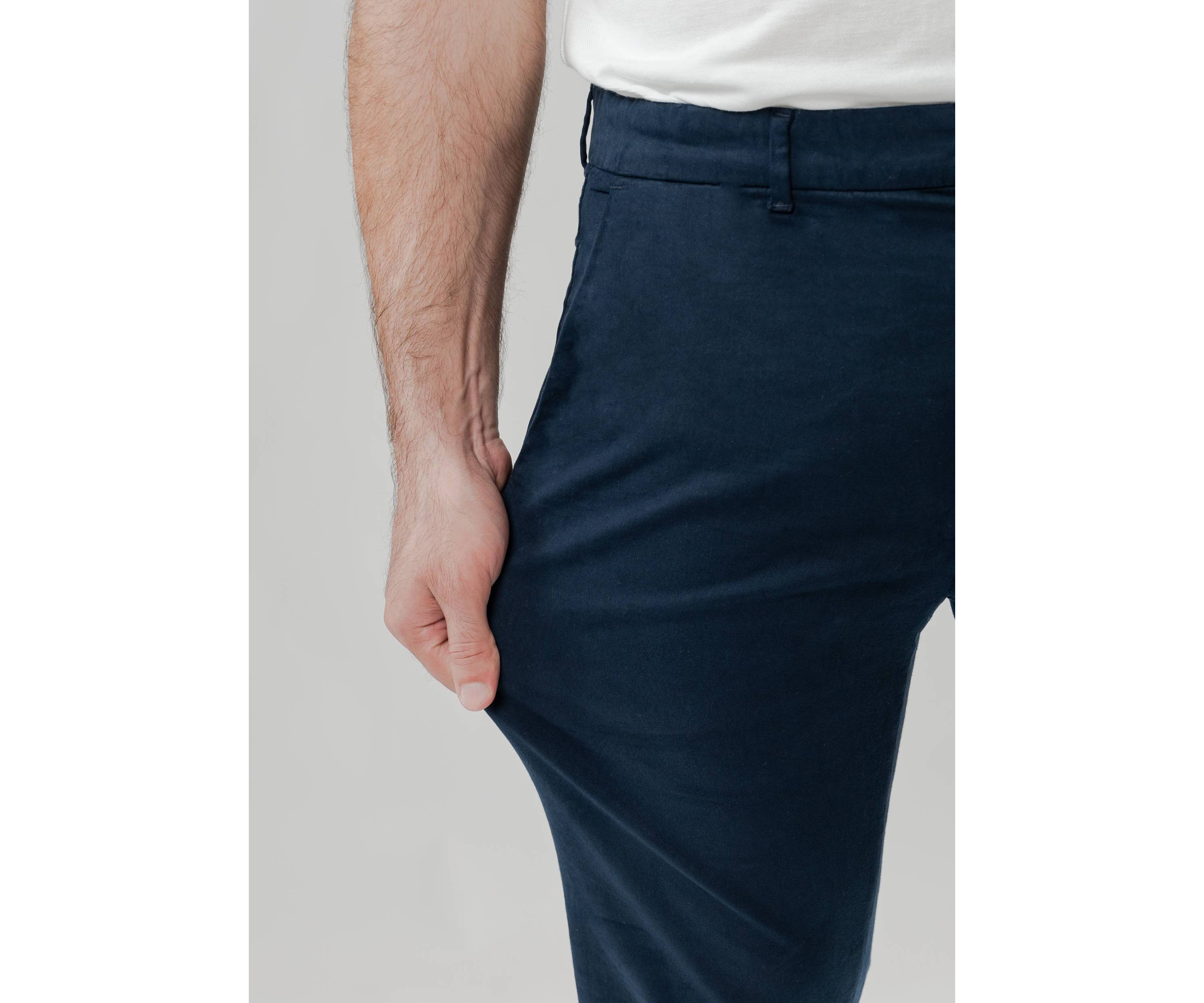 Navy Blue Ultraflex Slim Chino