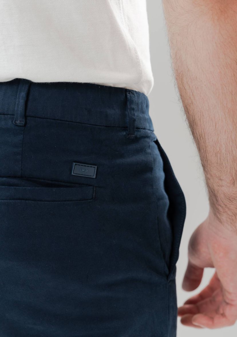 Navy Blue Ultraflex Slim Chino