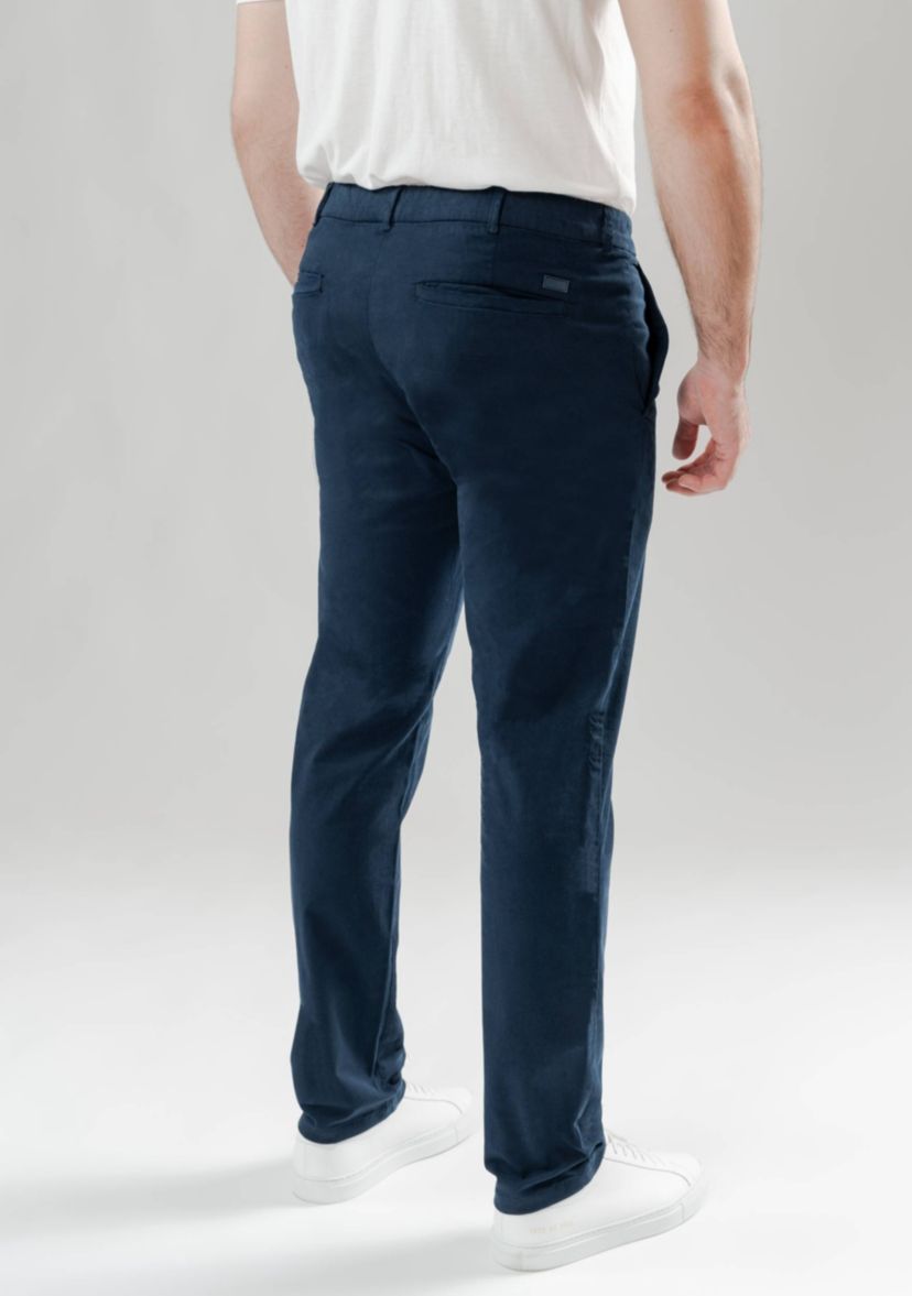 Navy Blue Ultraflex Slim Chino