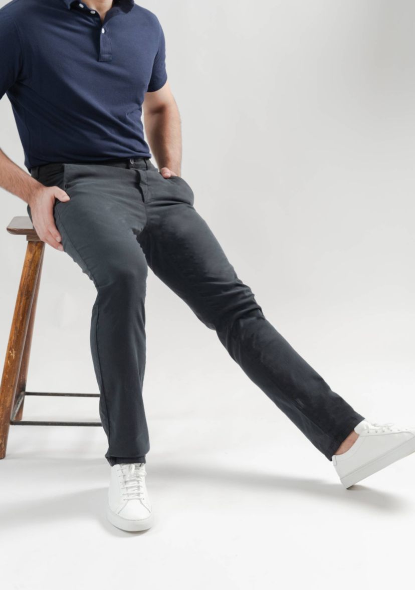 Dark Grey UltraFlex Slim Fit Chino