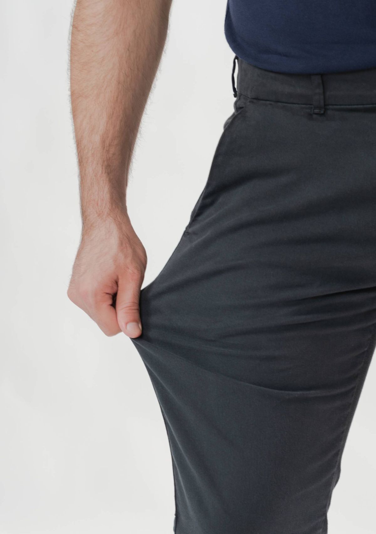 Dark Grey UltraFlex Slim Fit Chino