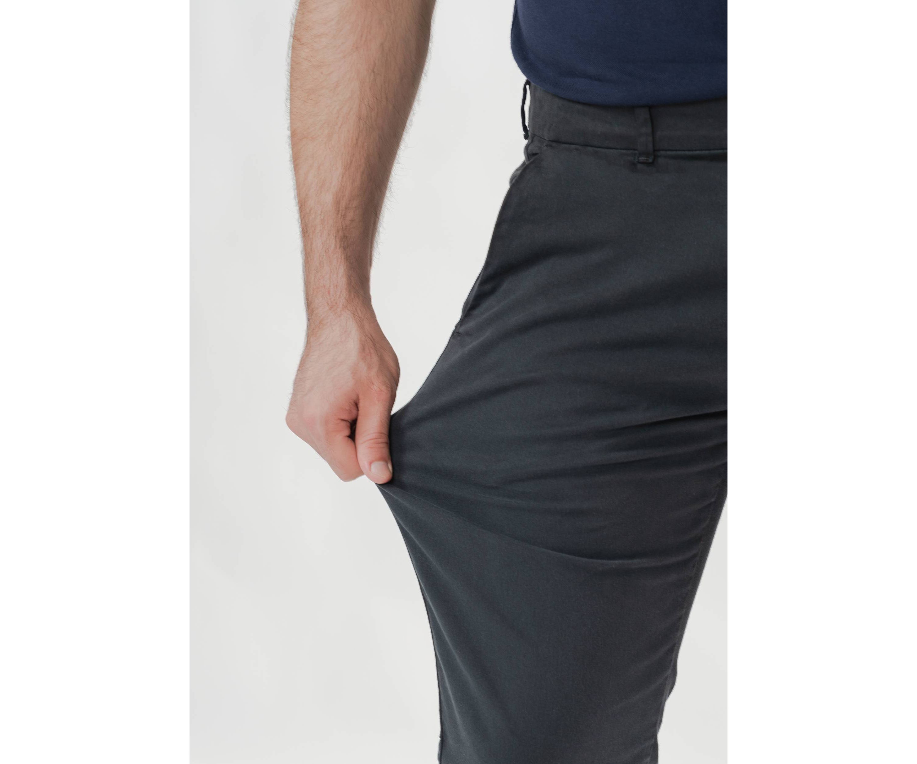 Dark Grey UltraFlex Slim Fit Chino