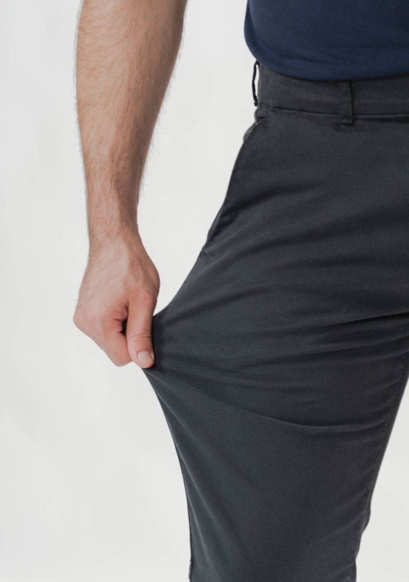 Dark Grey UltraFlex Slim Fit Chino