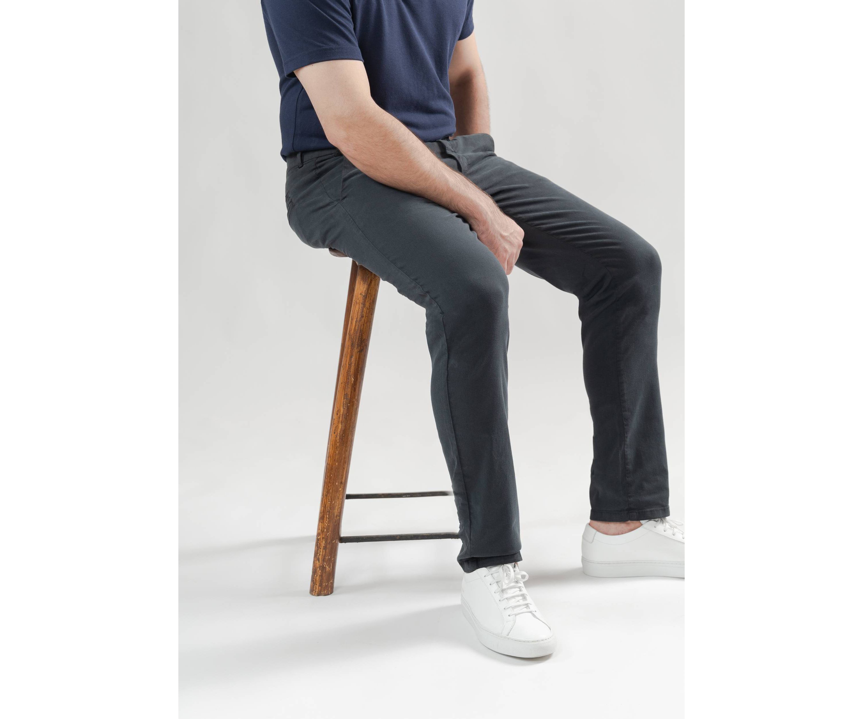 Dark Grey UltraFlex Slim Fit Chino