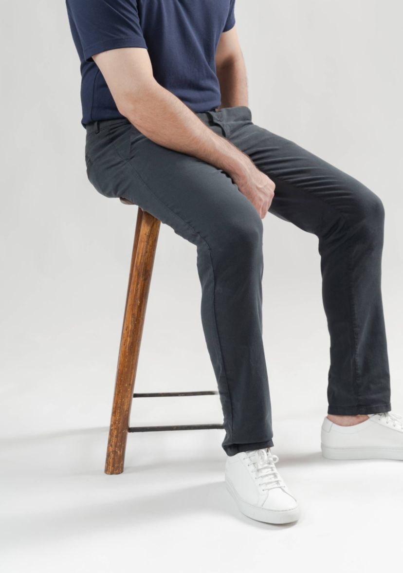 Dark Grey UltraFlex Slim Fit Chino