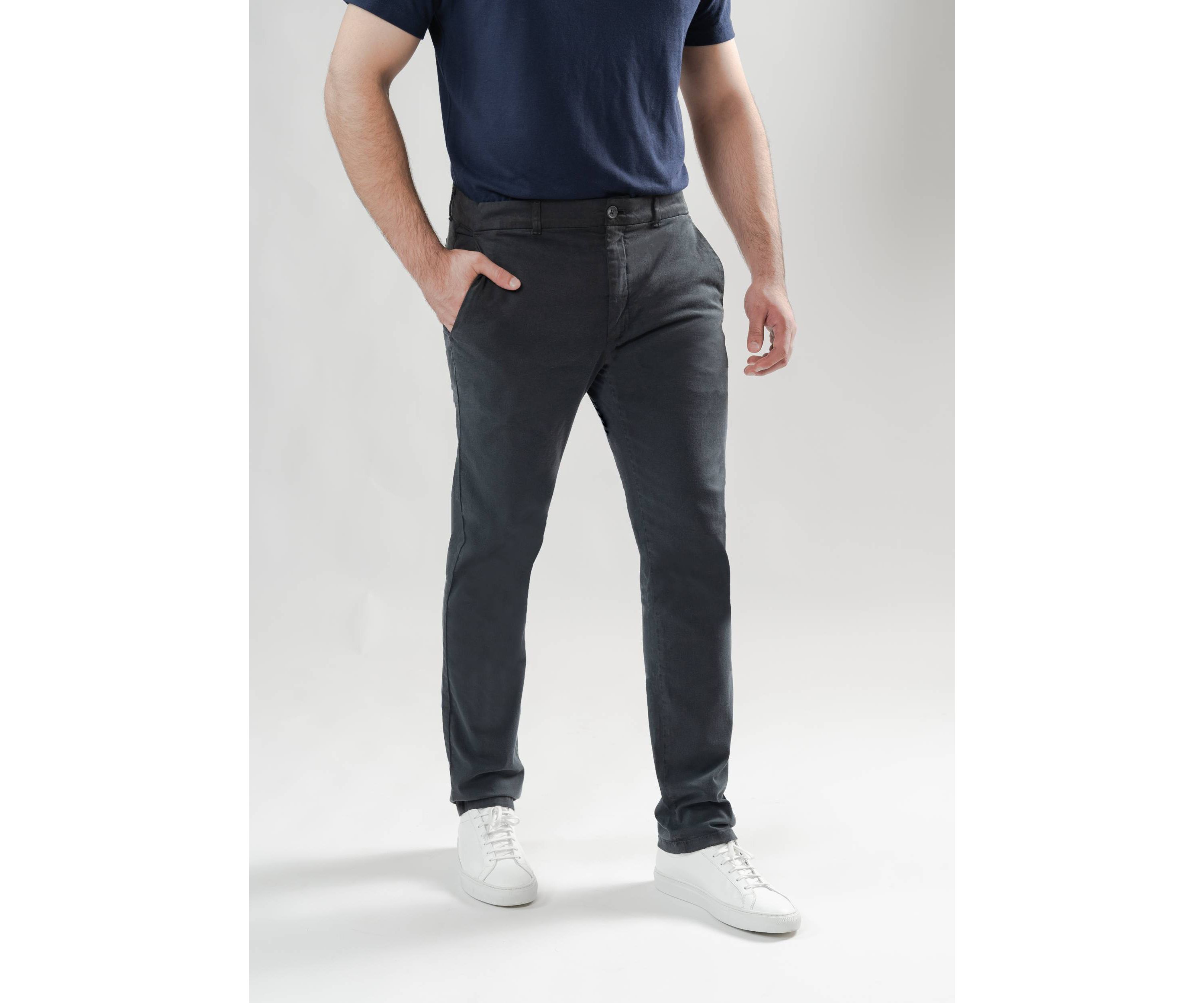 Dark Grey UltraFlex Slim Fit Chino
