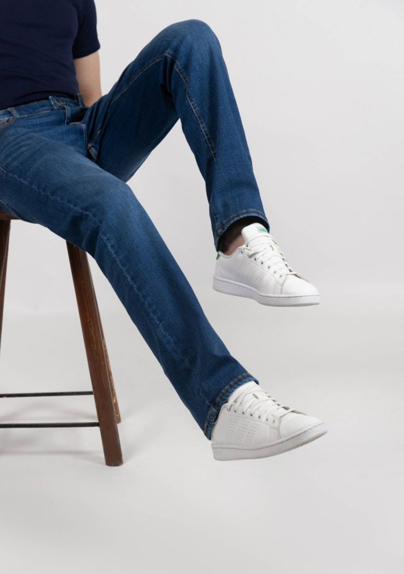 Medium Wash Straight Fit Jeans - Rotary