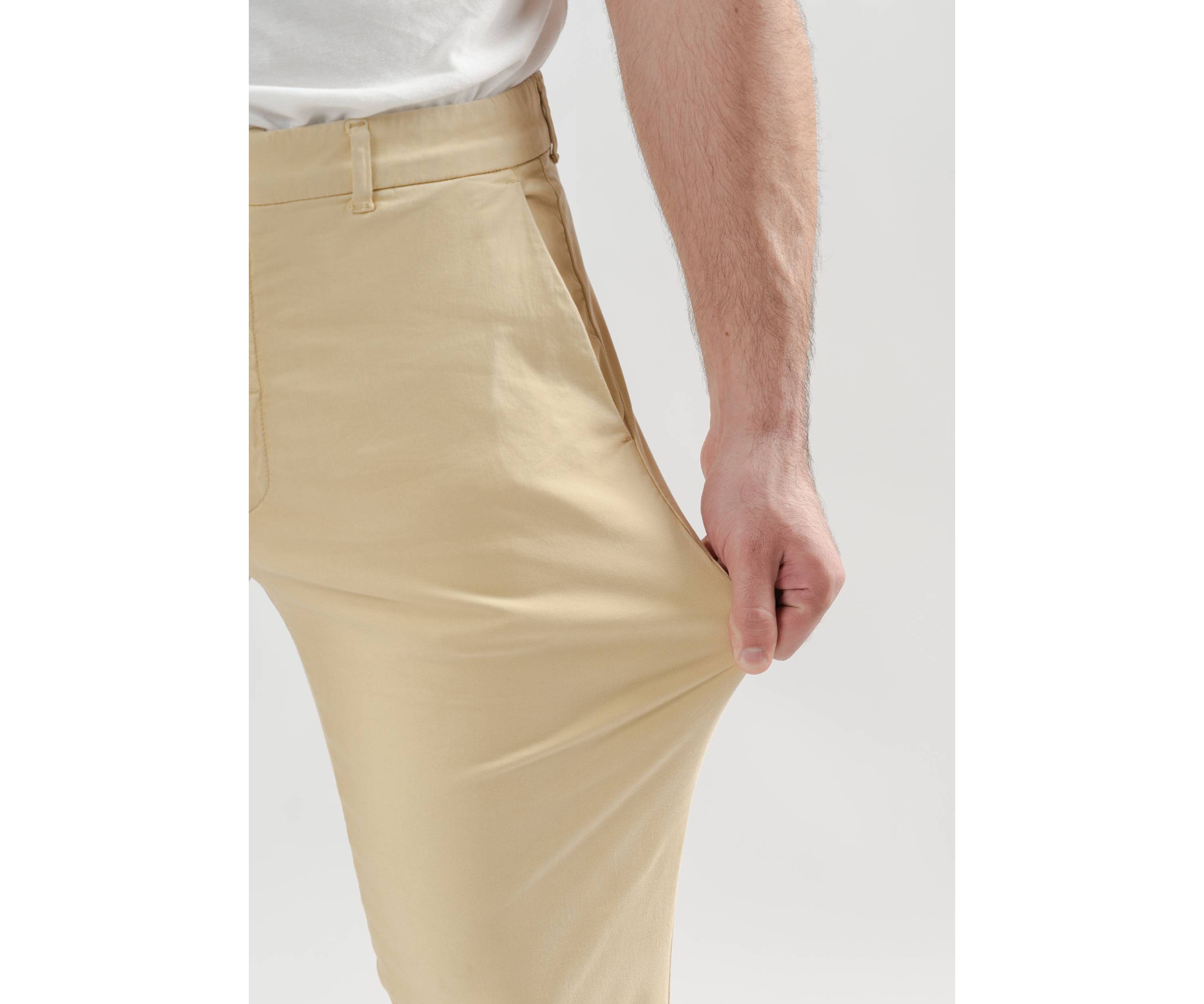 Khaki Ultraflex Slim Chino