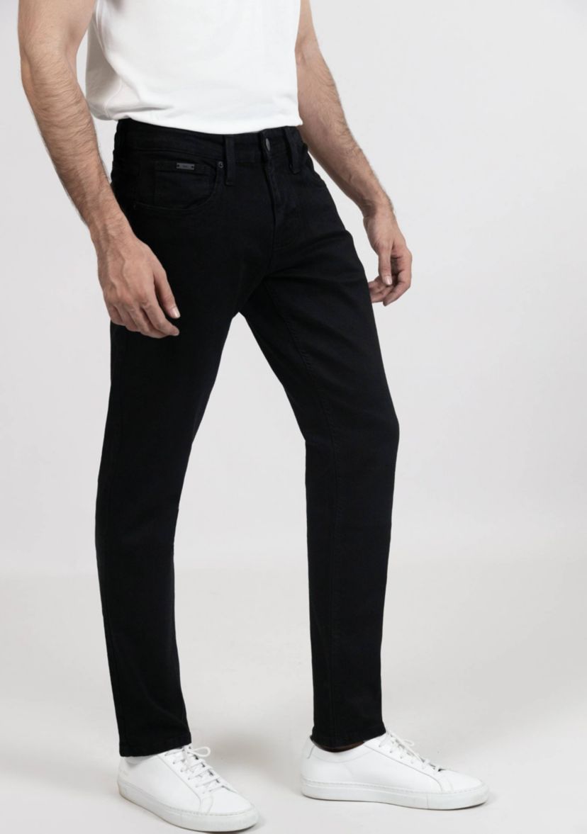 Black Rinse Wash Slim Fit Jeans - Lift