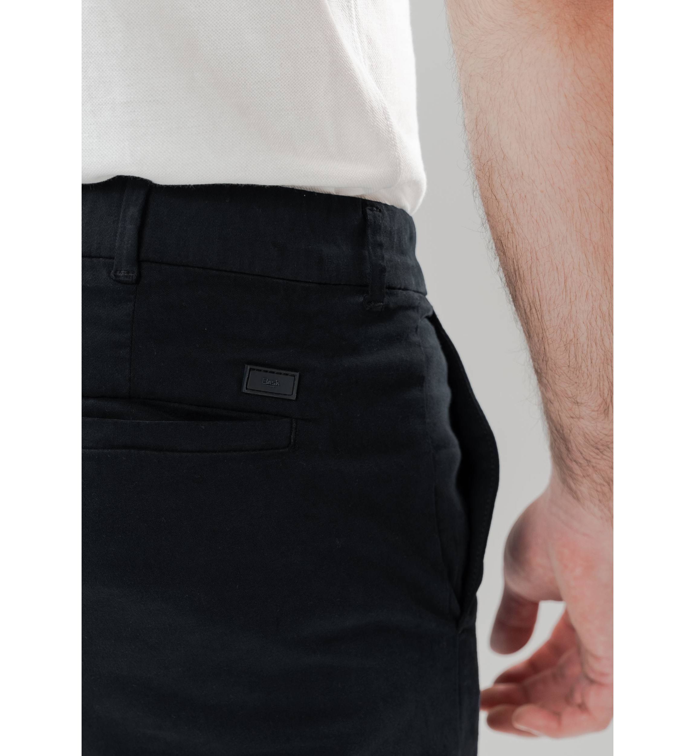 Black UltraFlex Slim Chino
