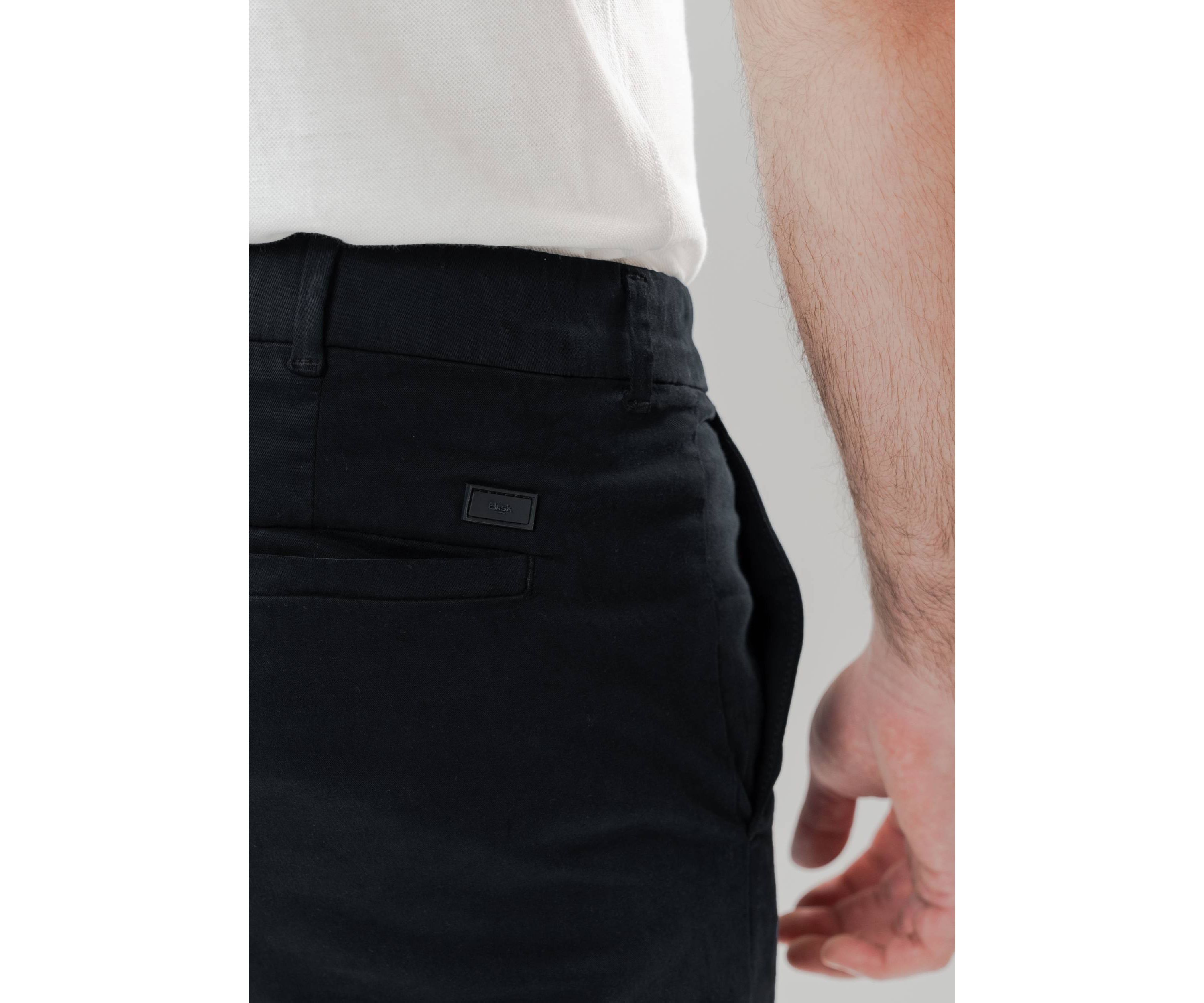 Black UltraFlex Slim Chino