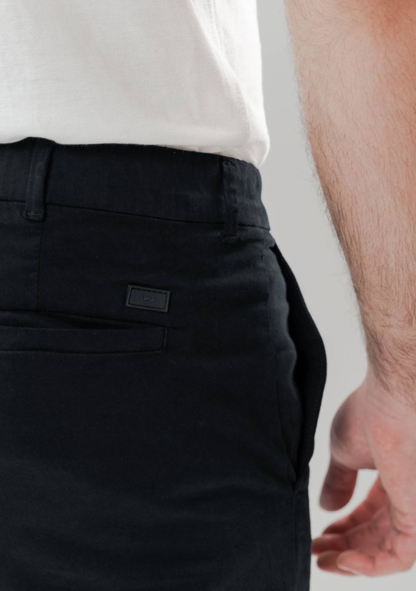 Black UltraFlex Slim Chino