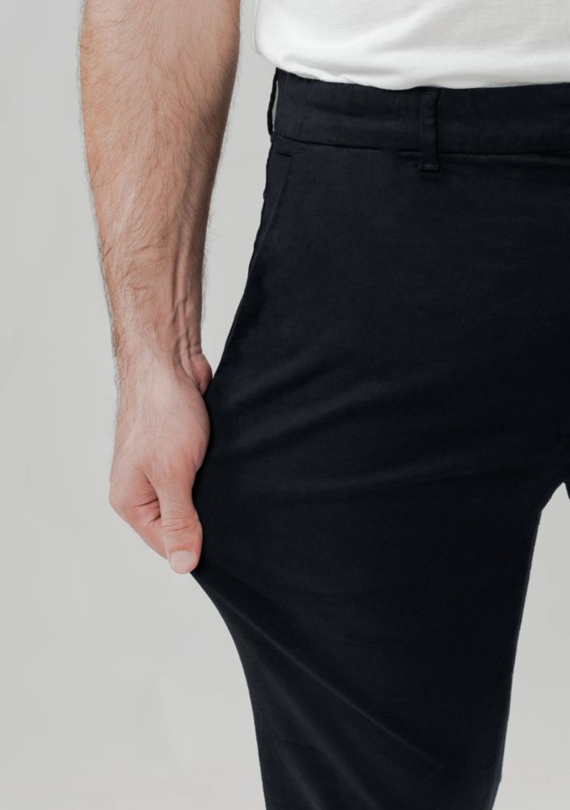 Black UltraFlex Slim Chino