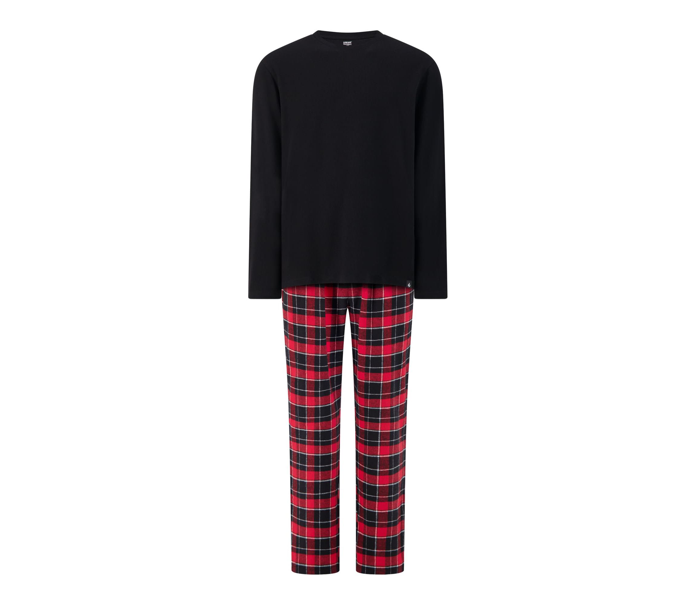 Flemming Waffle Top/Flannel Pants Pajama Set