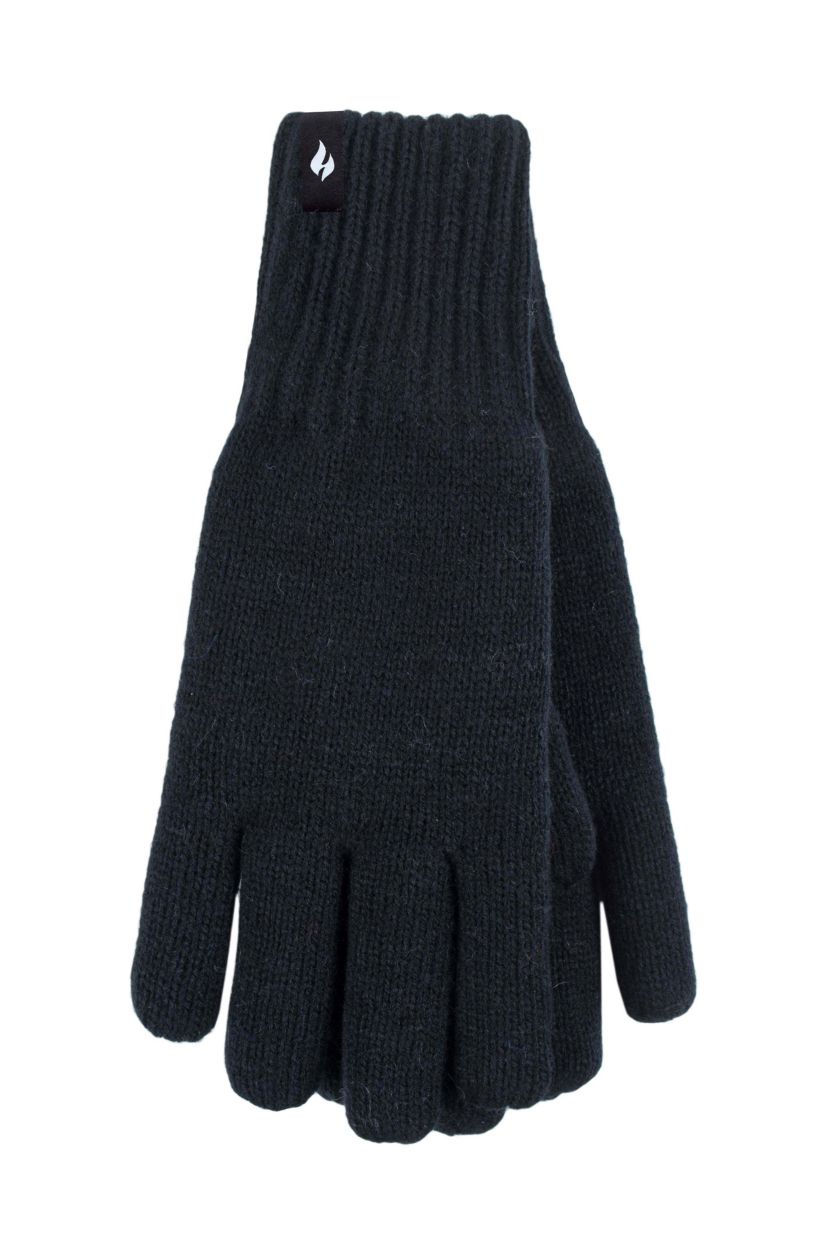 Nevis Solid Flat Knit Gloves