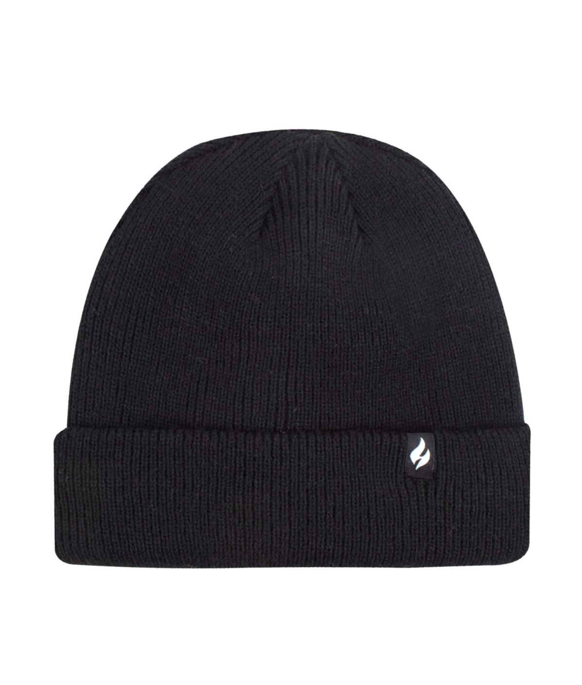 Oran Solid Flat Knit Roll Up Hat