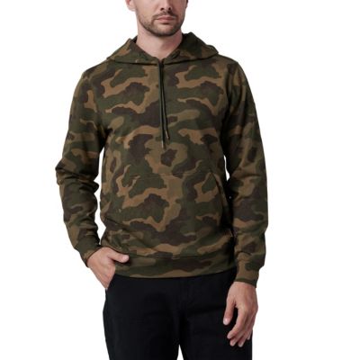 Men's Lucky Brand Workwear Long Sleeve Camo French Terry Hoodie, 2XL