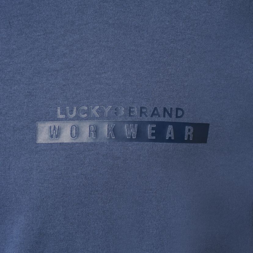 Mens Lucky Brand Workwear Short Sleeve Core Logo T-Shirt