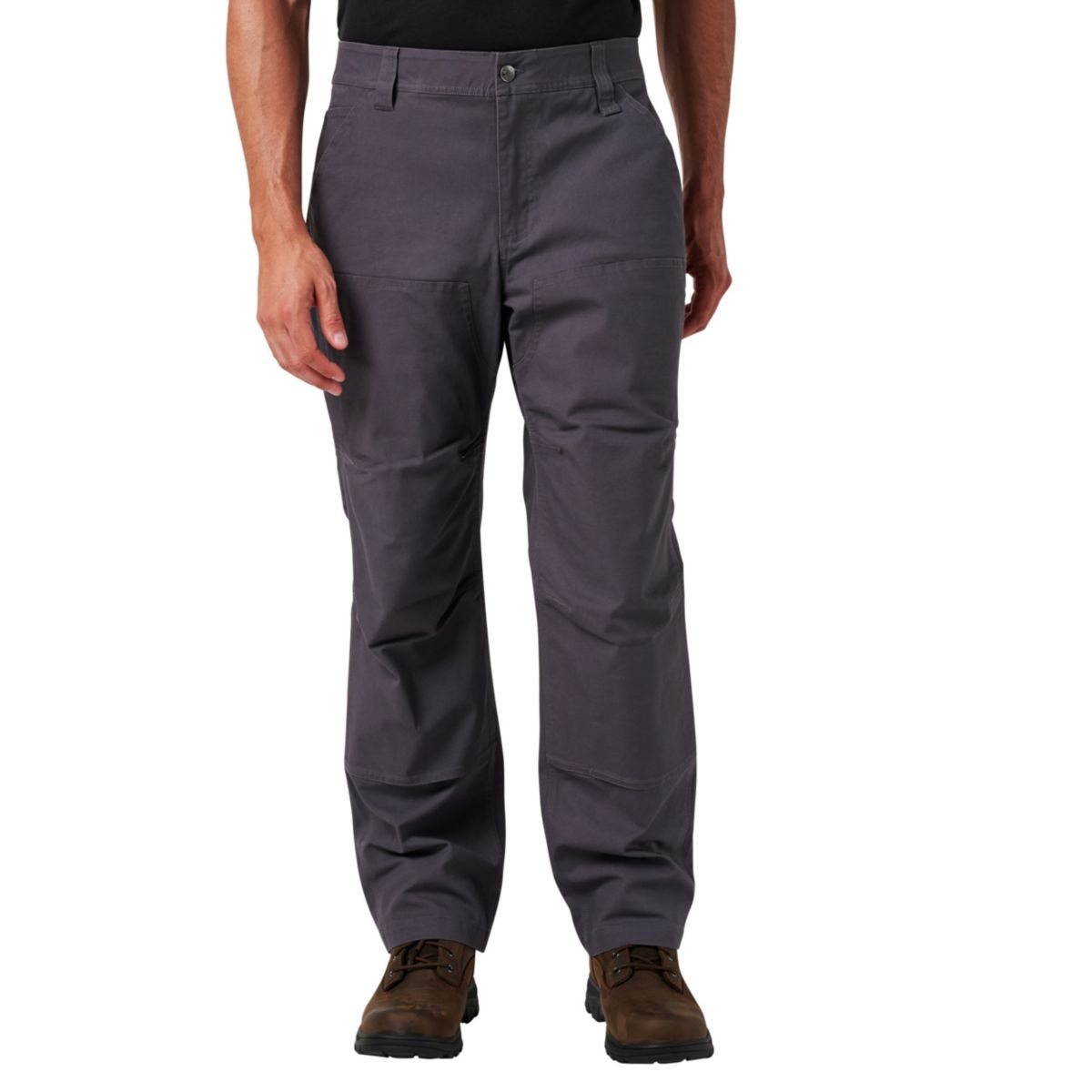 Mens Lucky Brand Workwear Dbl Knee Canvas Pant with Comfort Fit Waist