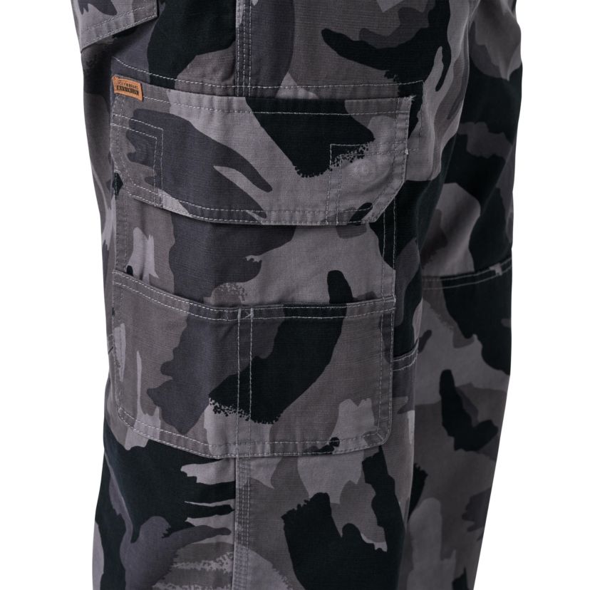 Mens Lucky Brand Workwear Canvas Camo Cargo Pant with Inner Drawstring
