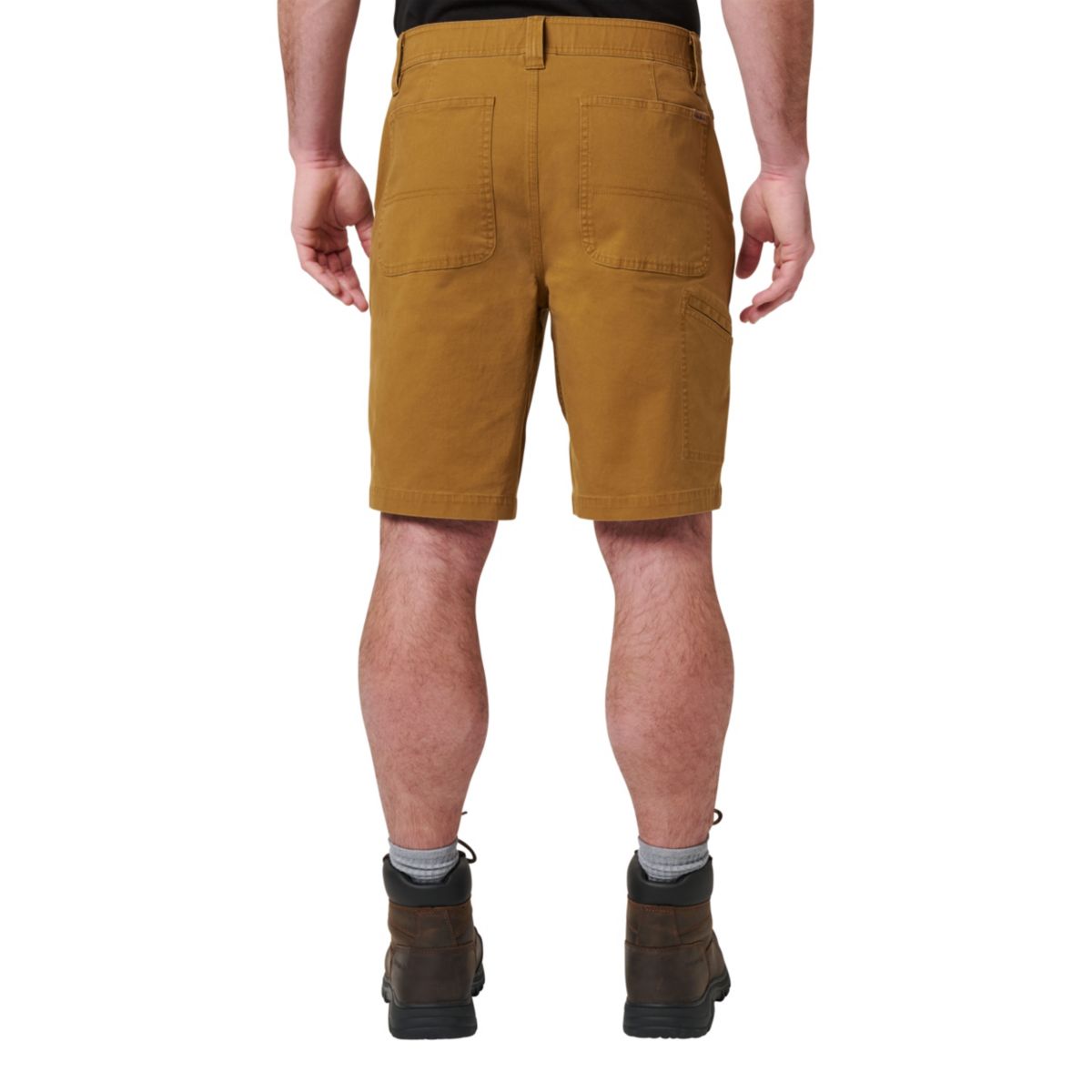 Mens Lucky Brand Workwear Dbl Front Panel Canvas Short with Comfort Waist
