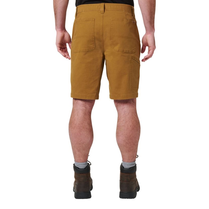 Mens Lucky Brand Workwear Dbl Front Panel Canvas Short with Comfort Waist