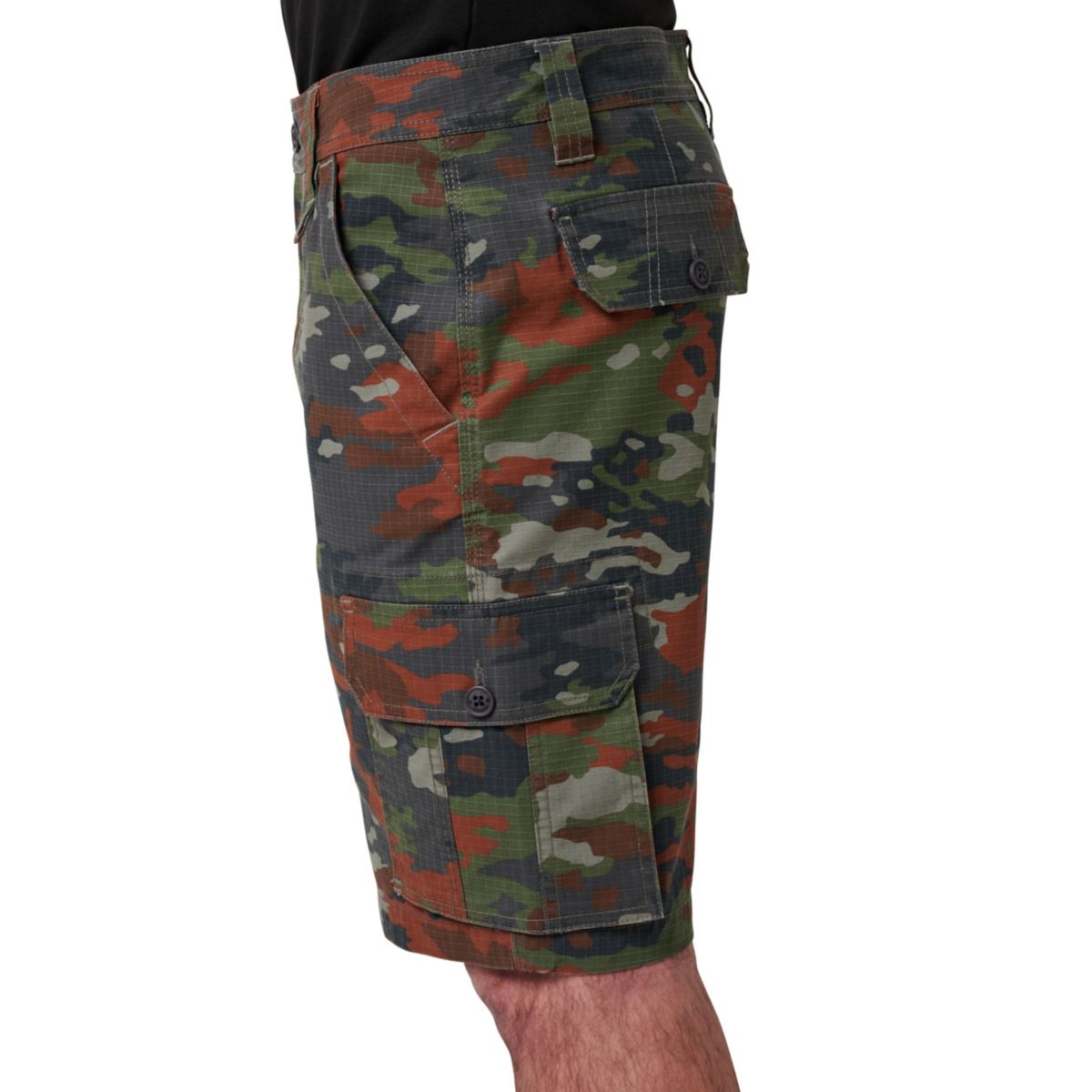 Mens Lucky Brand Workwear Camo Ripstop Cargo Short